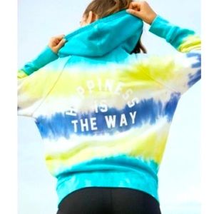 Spiritual Gangster - Tie Dye “Happiness is the way” sweatshirt